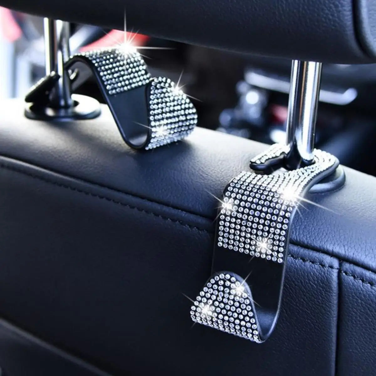 Pretty Icy Diamond Car Storage Hooks